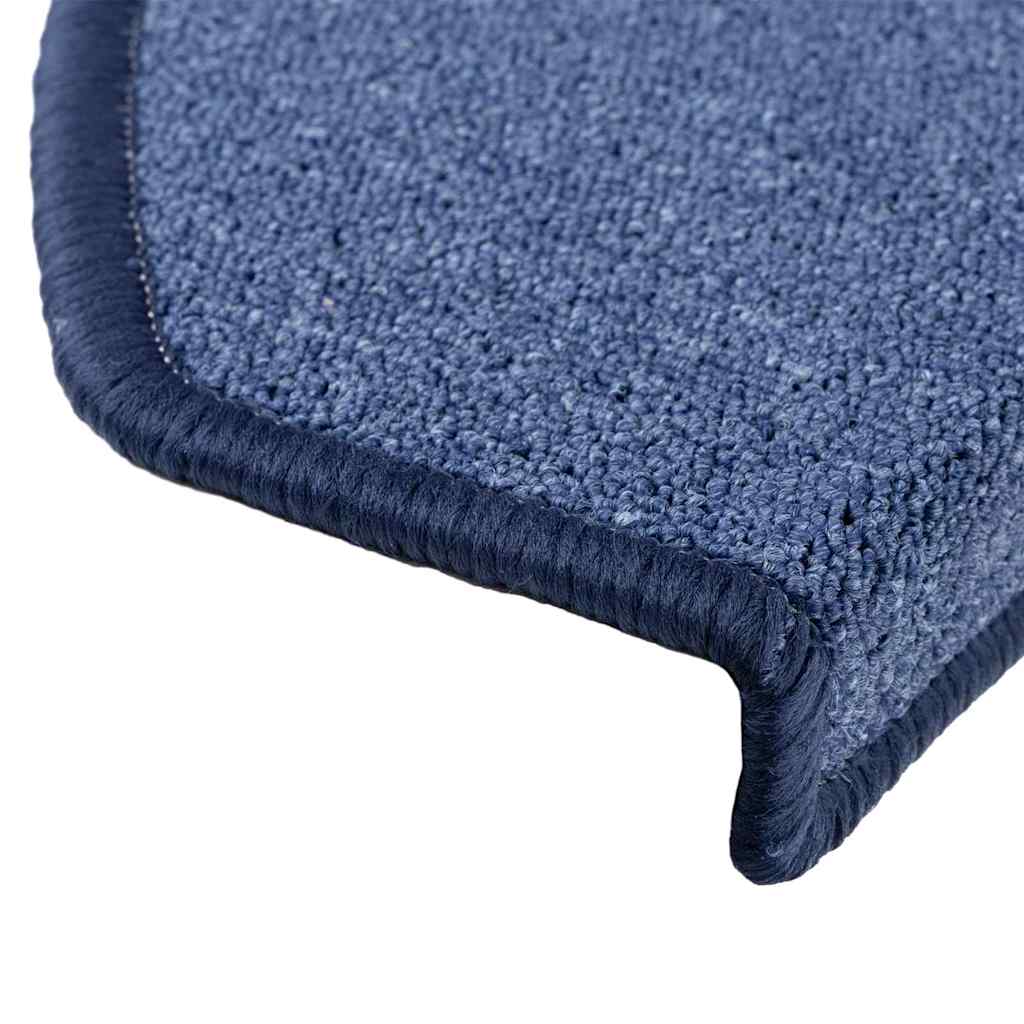 trappemåtter 30 stk. 65x24x4 cm blå halvrunde store