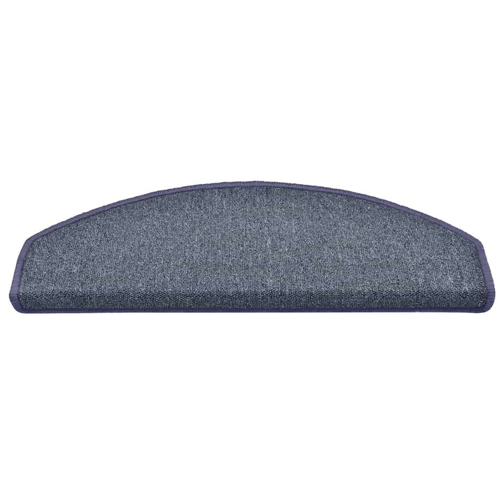 trappemåtter 30 stk. 65 x 24 x 4 cm mørkegrå og blå halvrunde store