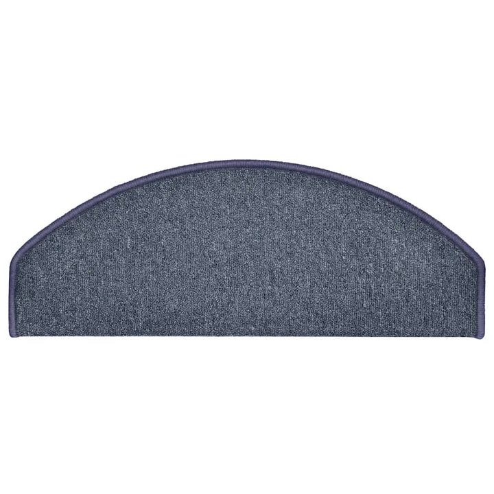 trappemåtter 30 stk. 65 x 24 x 4 cm mørkegrå og blå halvrunde store