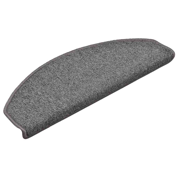trappemåtter 30 stk. 65 x 24 x 4 cm mørkegrå halvrunde store