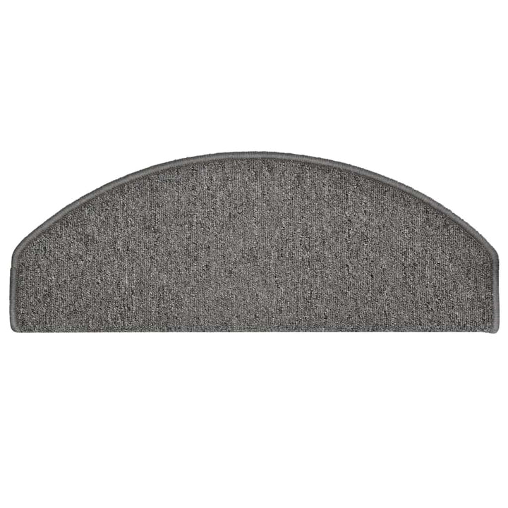 trappemåtter 30 stk. 65 x 24 x 4 cm mørkegrå halvrunde store