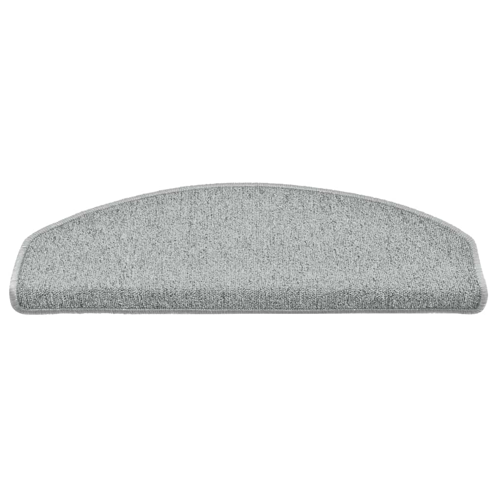 trappemåtter 30 stk. 65 x 24 x 4 cm lysegrå halvrunde store
