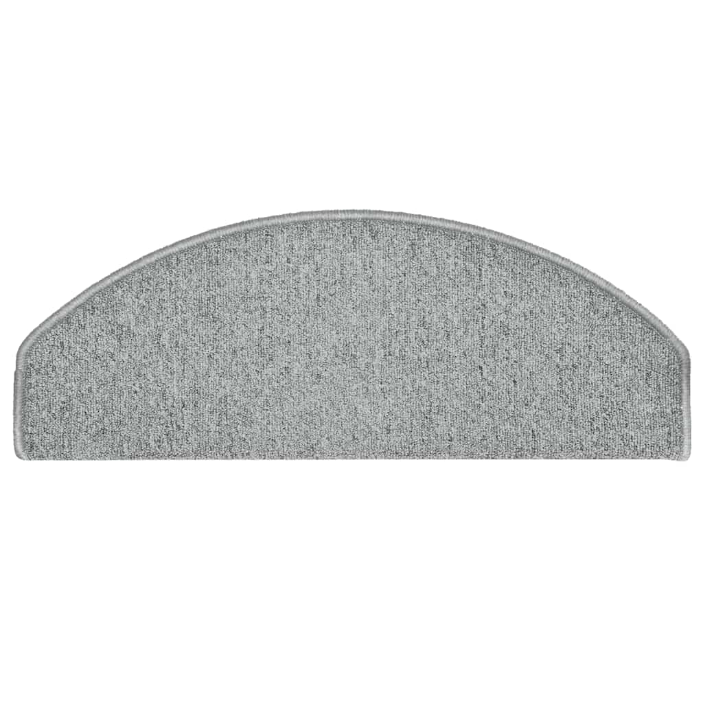 trappemåtter 30 stk. 65 x 24 x 4 cm lysegrå halvrunde store