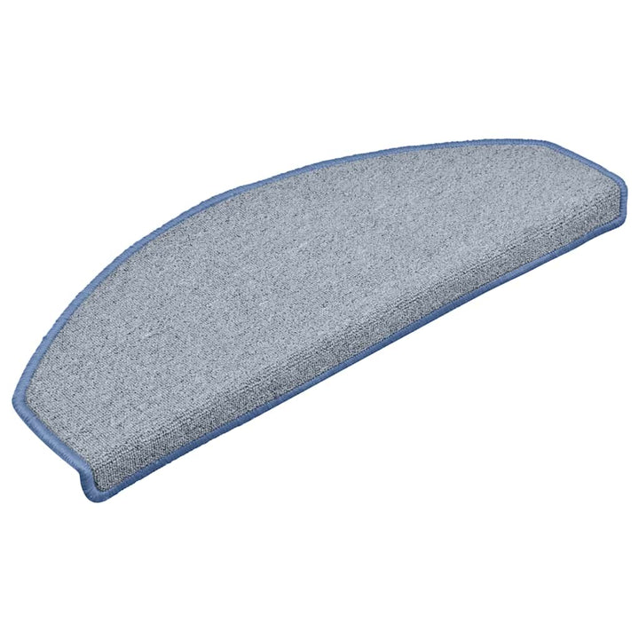 trappemåtter 30 stk. 65 x 24 x 4 cm lysegrå og blå halvrunde store