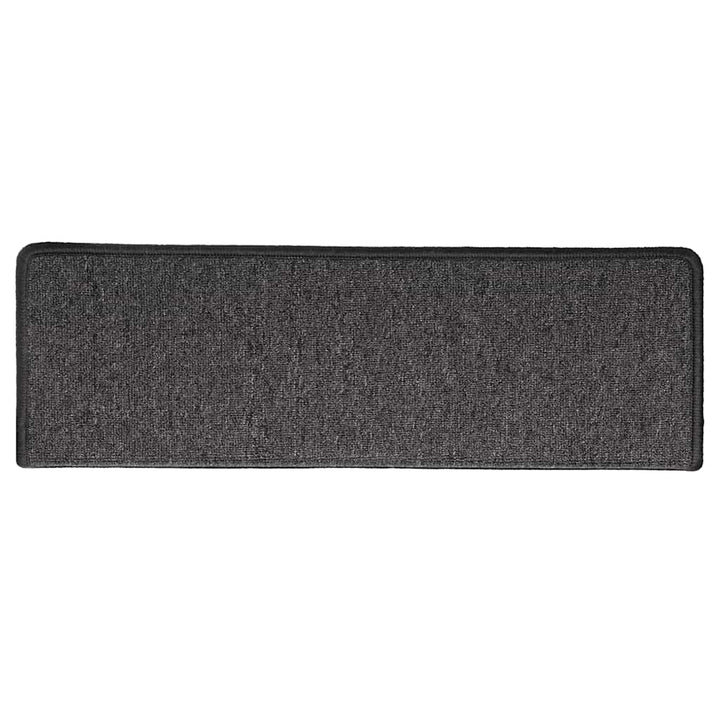 trappemåtter 30 stk. 65x21x4 cm antracit rektangulær kant