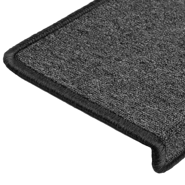 trappemåtter 30 stk. 65x21x4 cm antracit rektangulær kant