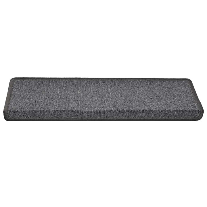trappemåtter 30 stk. 65x21x4 cm mørkegrå rektangulær kant
