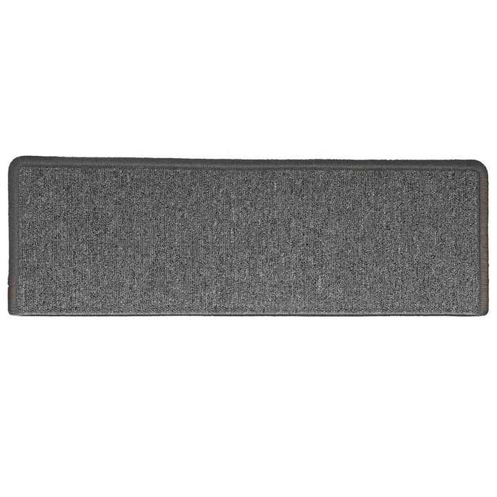 trappemåtter 30 stk. 65x21x4 cm mørkegrå rektangulær kant