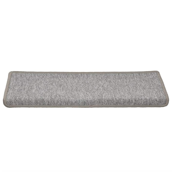 trappemåtter 30 stk. 65x21x4 cm lysegrå rektangulær kant