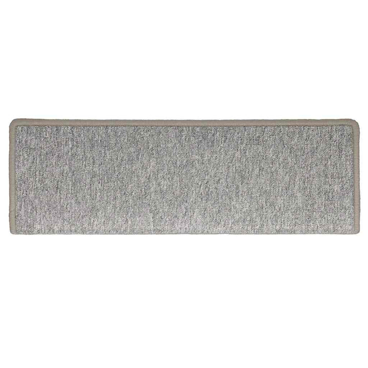 trappemåtter 30 stk. 65x21x4 cm lysegrå rektangulær kant