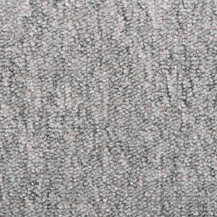 trappemåtter 30 stk. 65x21x4 cm lysegrå rektangulær kant