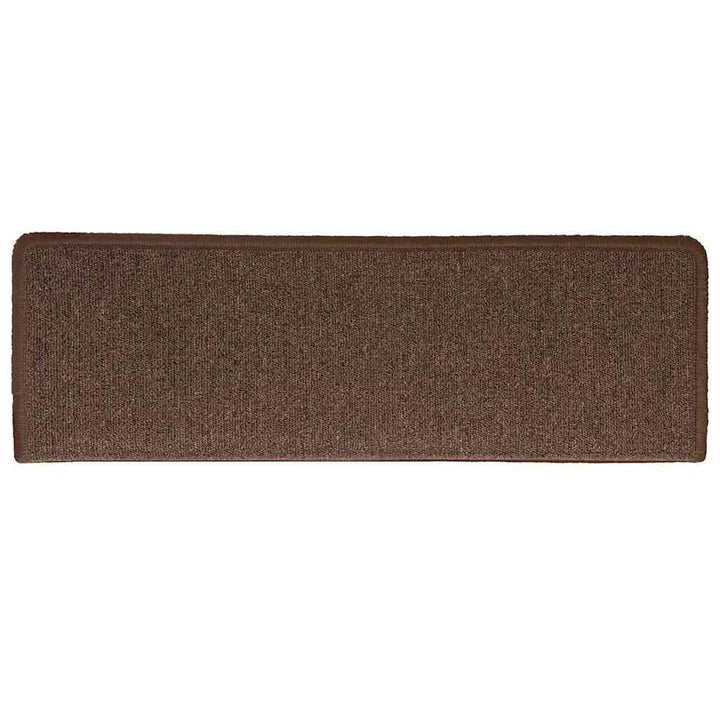 trappemåtter 30 stk. 65 x 21 x 4 cm kaffebrune rektangulære kanter