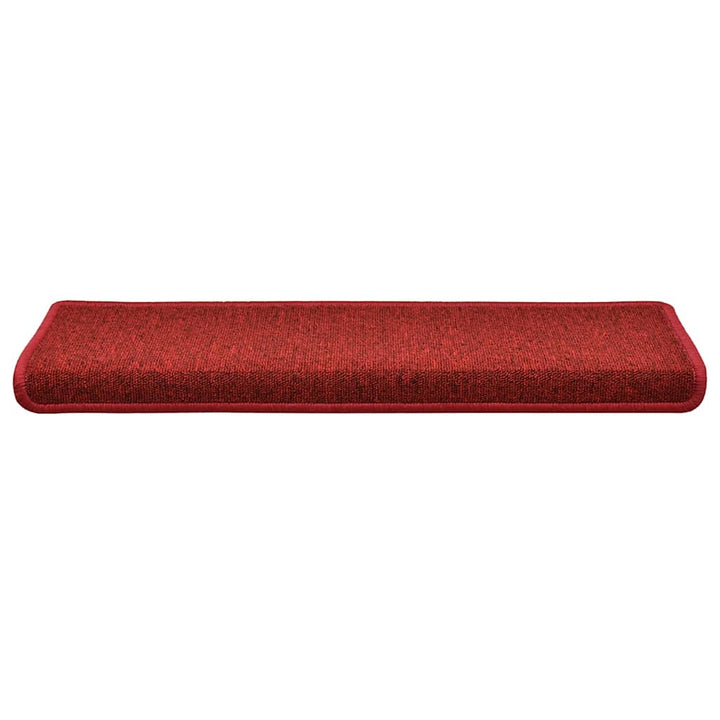 trappemåtter 30 stk. 65x21x4 cm bordeaux rektangulær kant