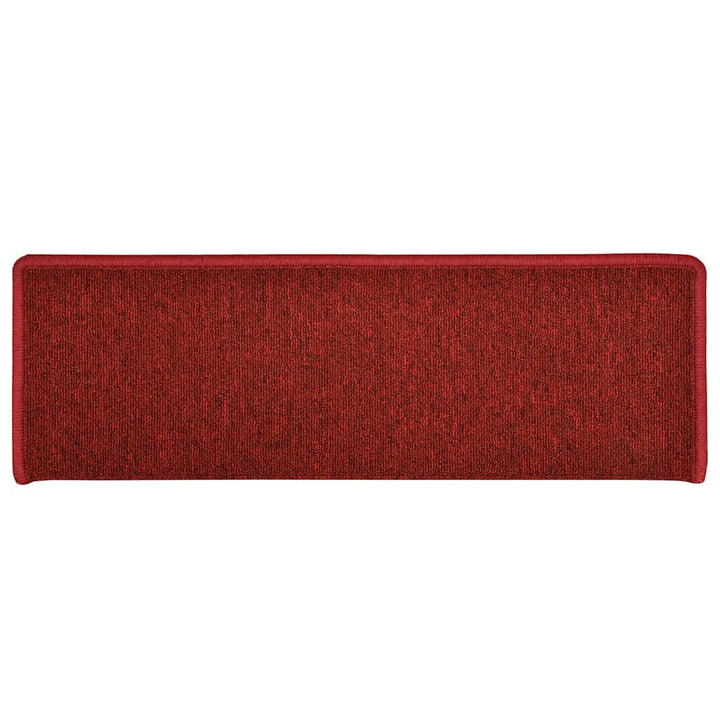 trappemåtter 30 stk. 65x21x4 cm bordeaux rektangulær kant