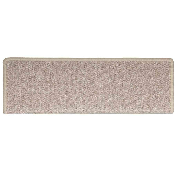 trappemåtter 30 stk. 65x21x4 cm taupe rektangulær kant