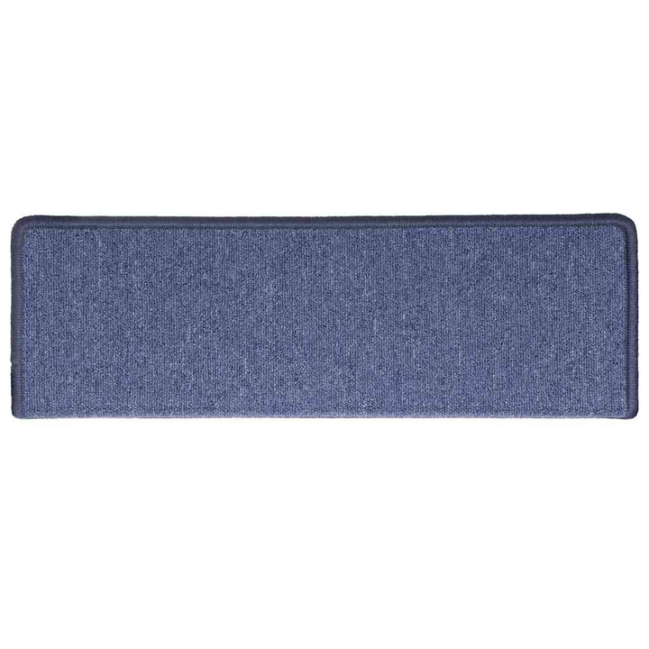 trappemåtter 30 stk. 65x21x4 cm blå rektangulær kant