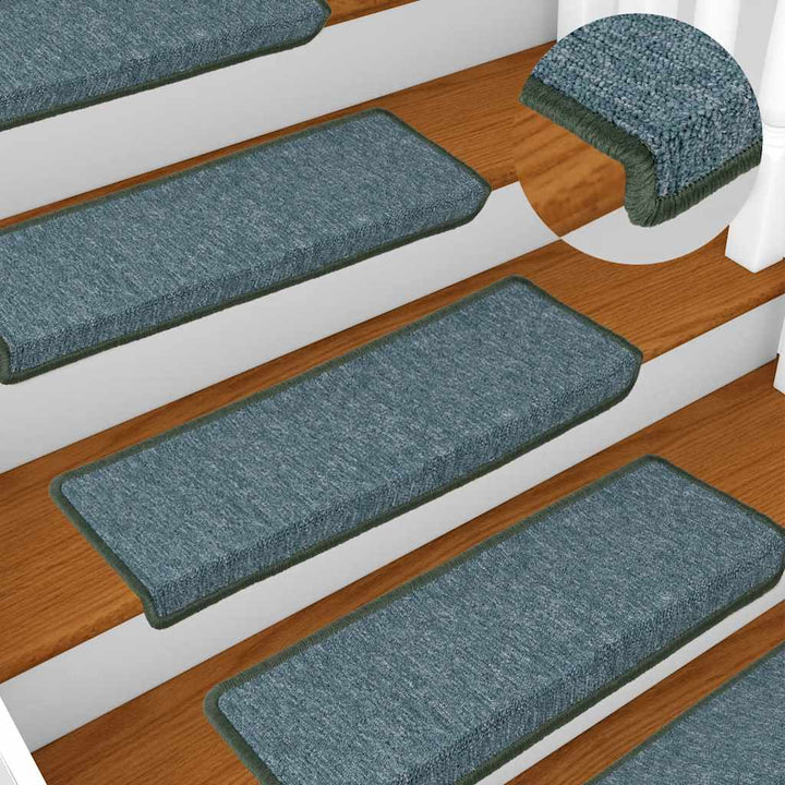 trappemåtter 30 stk. 65x21x4 cm mørkegrønne rektangulære kant