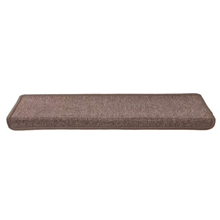 trappemåtter 30 stk. 65x21x4 cm brune rektangulære kanter