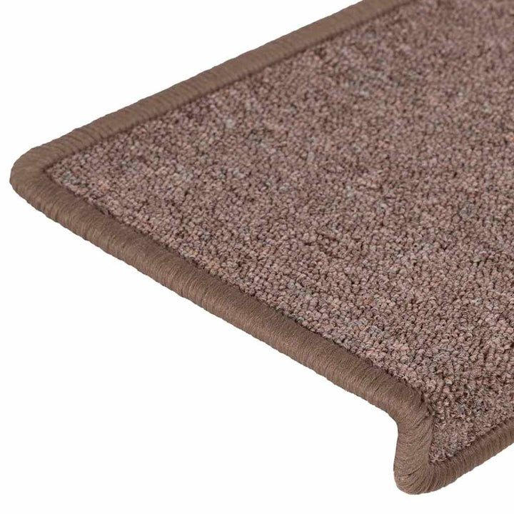 trappemåtter 30 stk. 65x21x4 cm brune rektangulære kanter