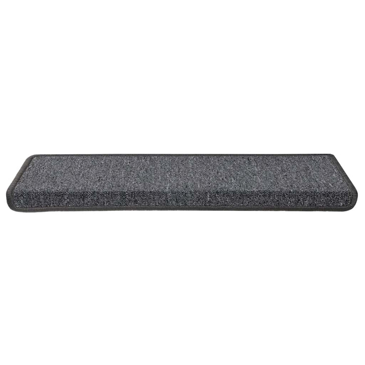 trappemåtter 30 stk. 65x21x4 cm mørkegrå rektangulær kant