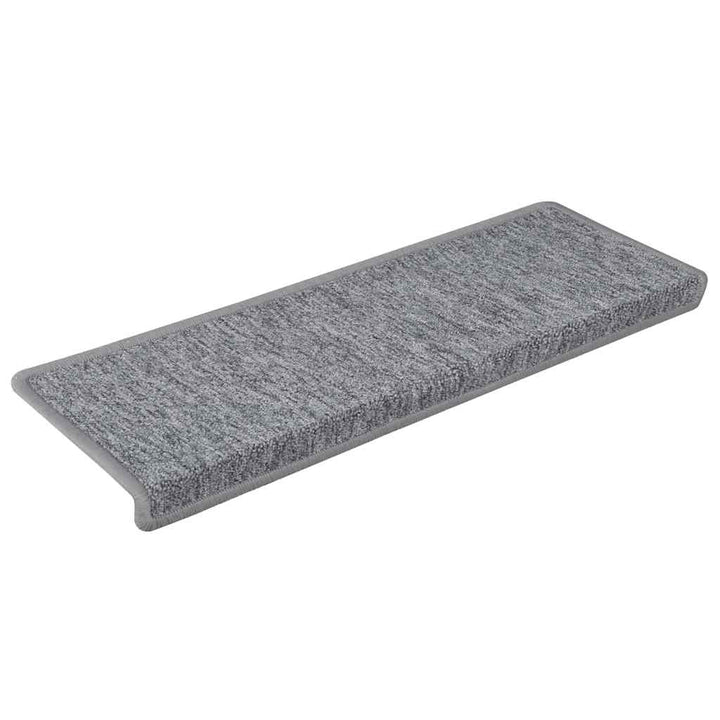 trappemåtter 30 stk. 65x21x4 cm lysegrå rektangulær kant