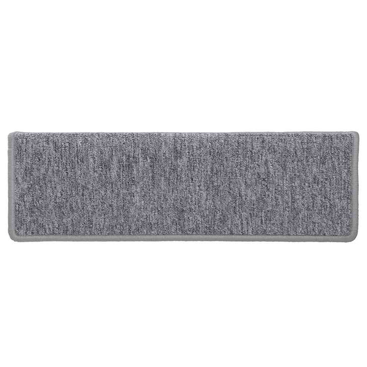 trappemåtter 30 stk. 65x21x4 cm lysegrå rektangulær kant