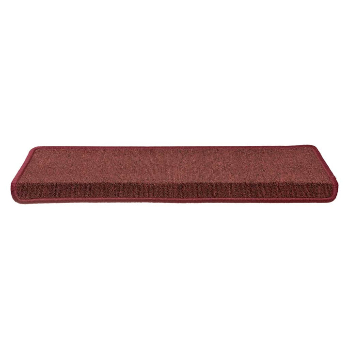 trappemåtter 30 stk. 65x21x4 cm bordeaux rektangulær kant