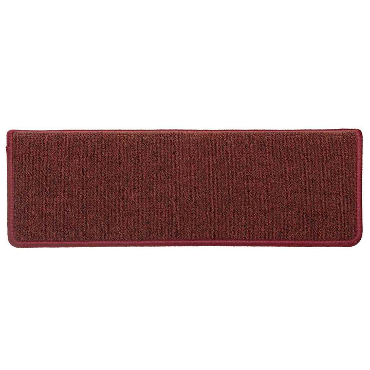 trappemåtter 30 stk. 65x21x4 cm bordeaux rektangulær kant