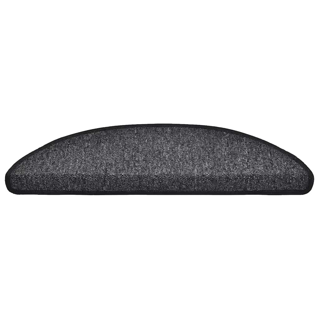 trappemåtter 20 stk. 56x17x3 cm antracit halvrund