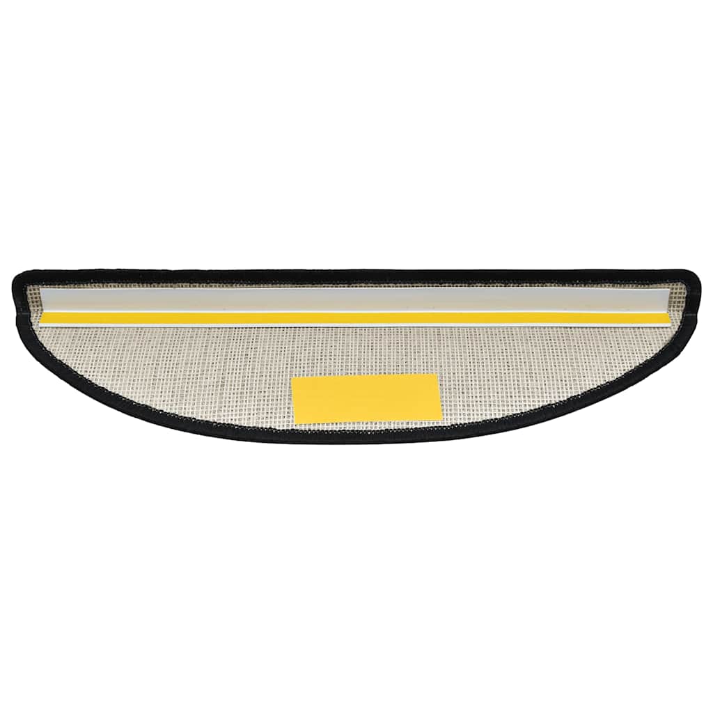 trappemåtter 20 stk. 56x17x3 cm antracit halvrund