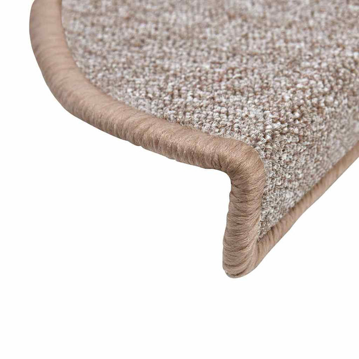 trappemåtter 20 stk. 56x17x3 cm lysebrune halvrunde