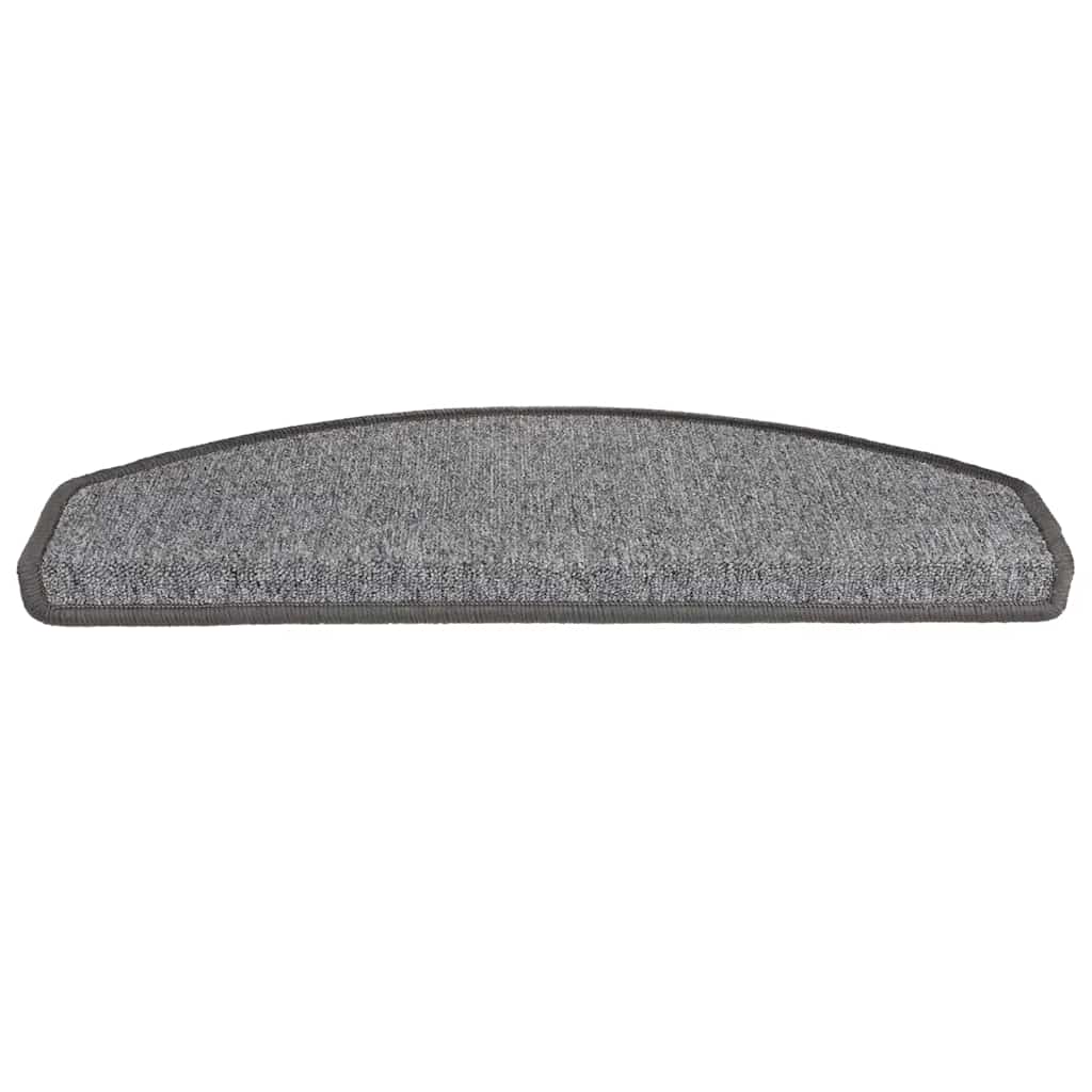 trappemåtter 20 stk. 65x24x4 cm mørkegrå halvrunde store