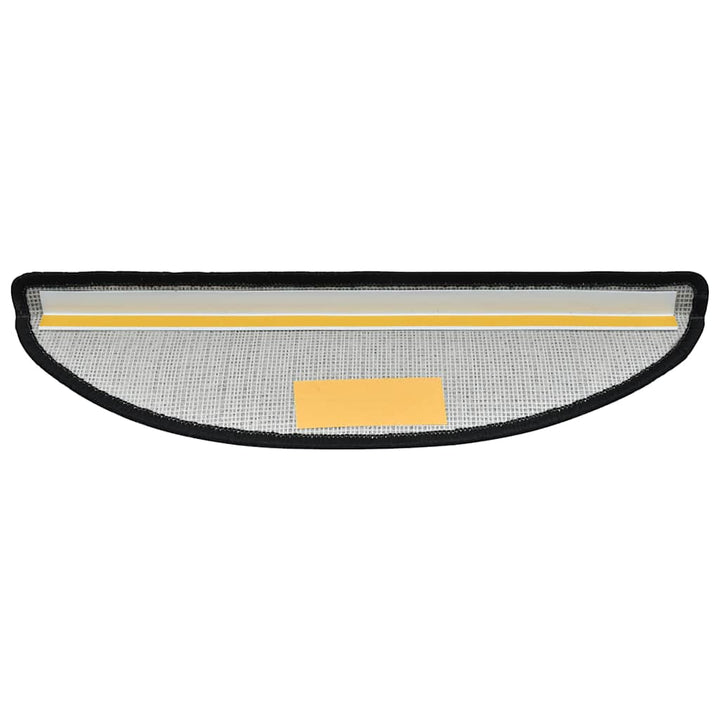 trappemåtter 20 stk. 65x24x4 cm mørkegrå halvrunde store