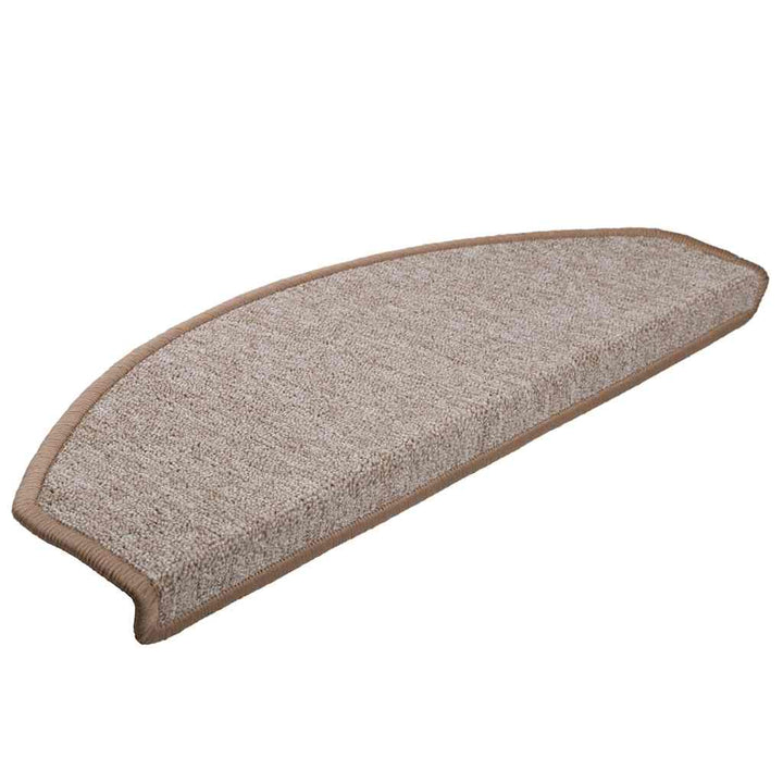 trappemåtter 20 stk. 65 x 24 x 4 cm lysebrune halvrunde store