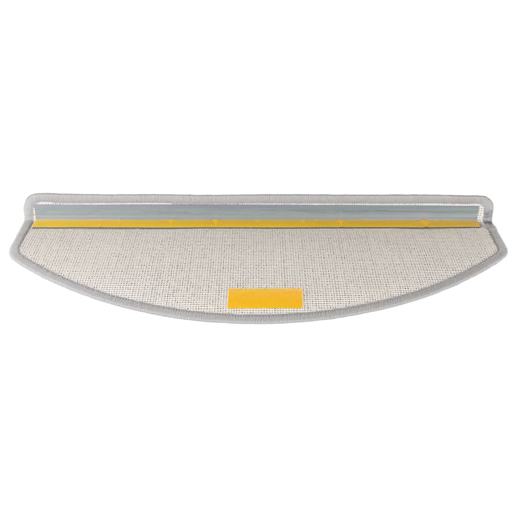 trappemåtter 20 stk. 65x24x4 cm lysegrå halvrunde store