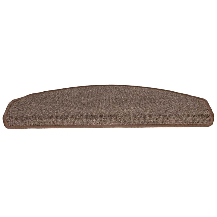 trappemåtter 20 stk. 65 x 24 x 4 cm kaffebrune halvrund store