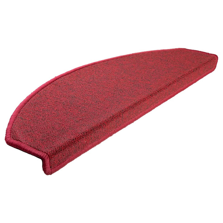 trappemåtter 20 stk. 65 x 24 x 4 cm bordeaux halvrund store