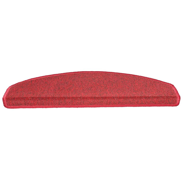trappemåtter 20 stk. 65 x 24 x 4 cm bordeaux halvrund store