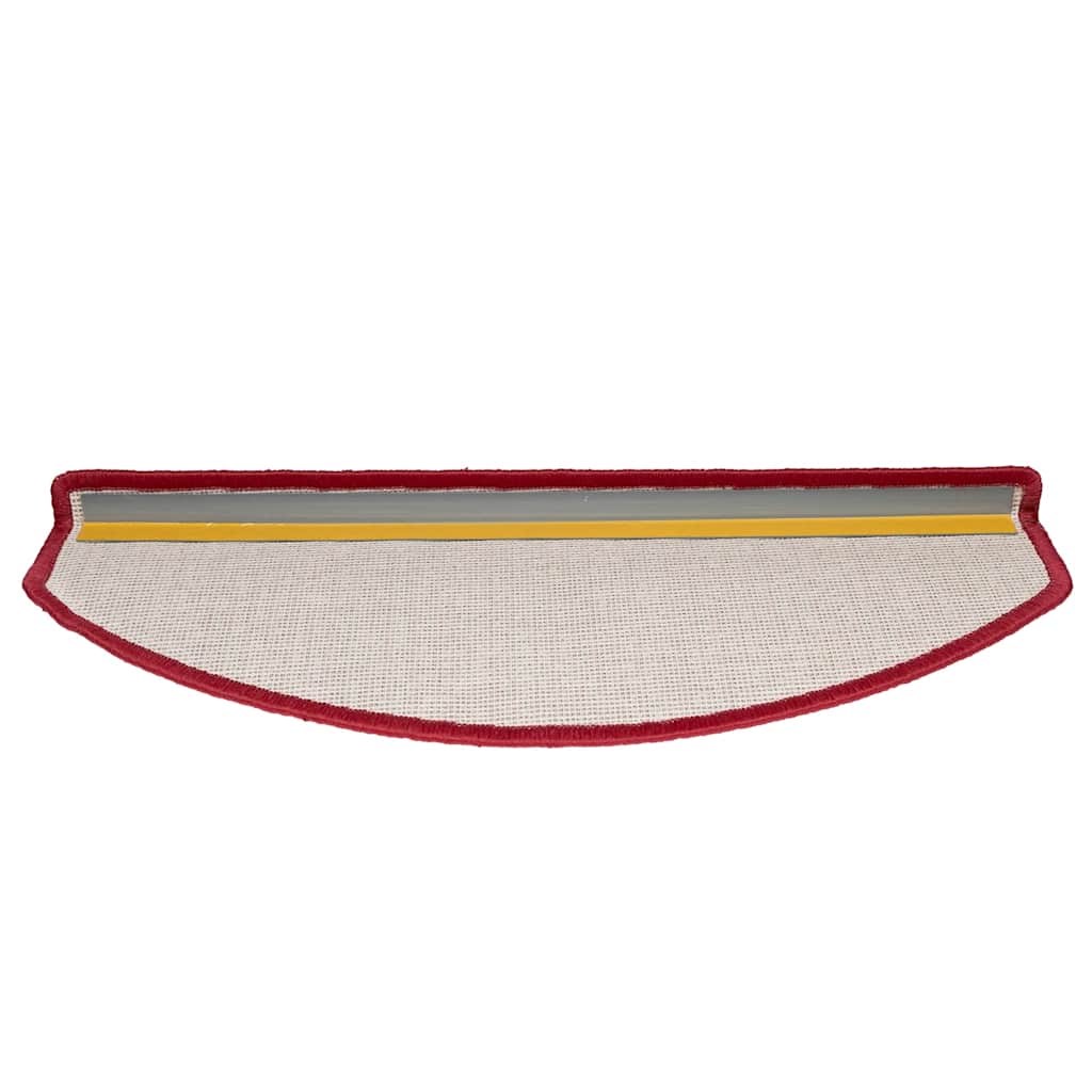 trappemåtter 20 stk. 65 x 24 x 4 cm bordeaux halvrund store