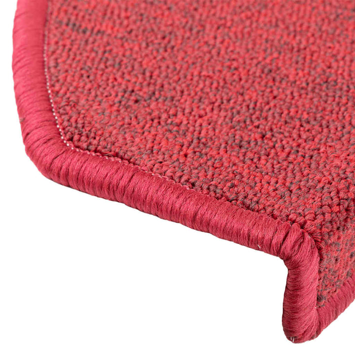 trappemåtter 20 stk. 65 x 24 x 4 cm bordeaux halvrund store