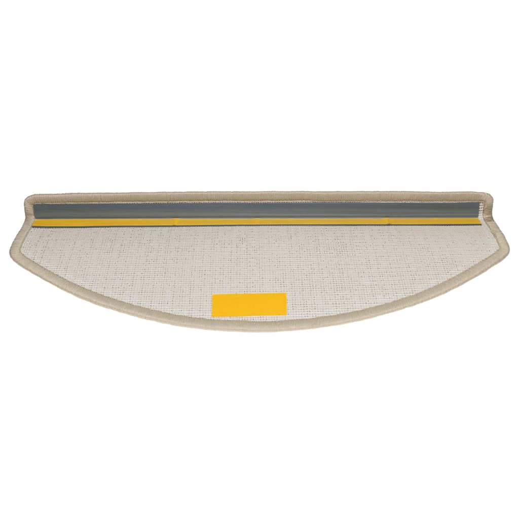 trappemåtter 20 stk. 65x24x4 cm taupe halvrund store