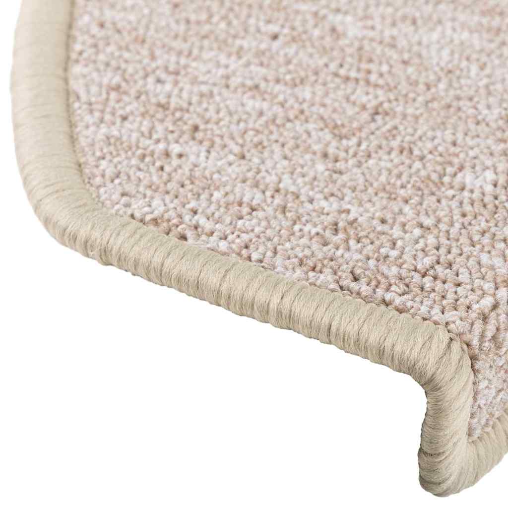 trappemåtter 20 stk. 65x24x4 cm taupe halvrund store