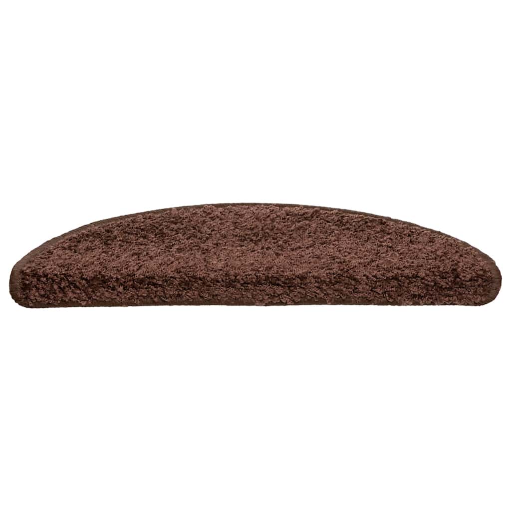 trappemåtter 30 stk. 56x17x3 cm brune halvrunde