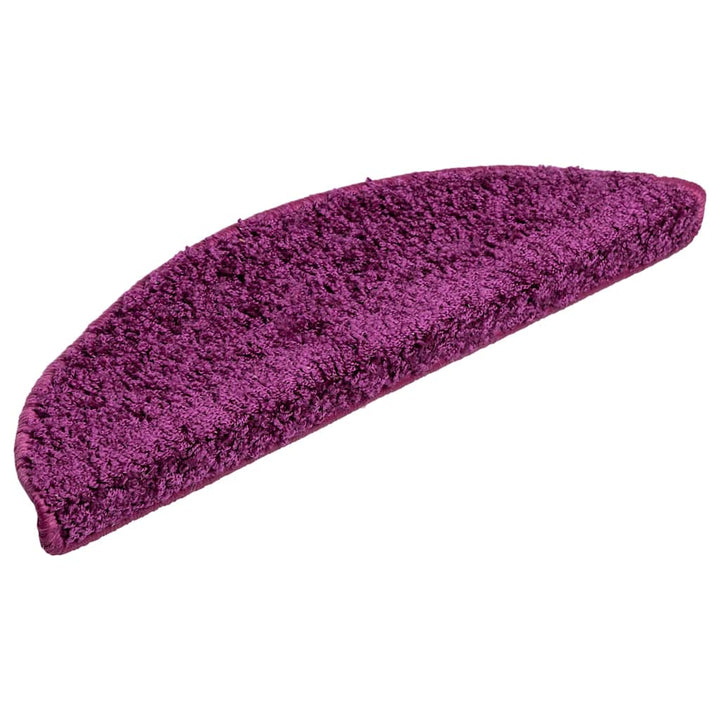 trappemåtter 30 stk. 56x17x3 cm violette halvrund