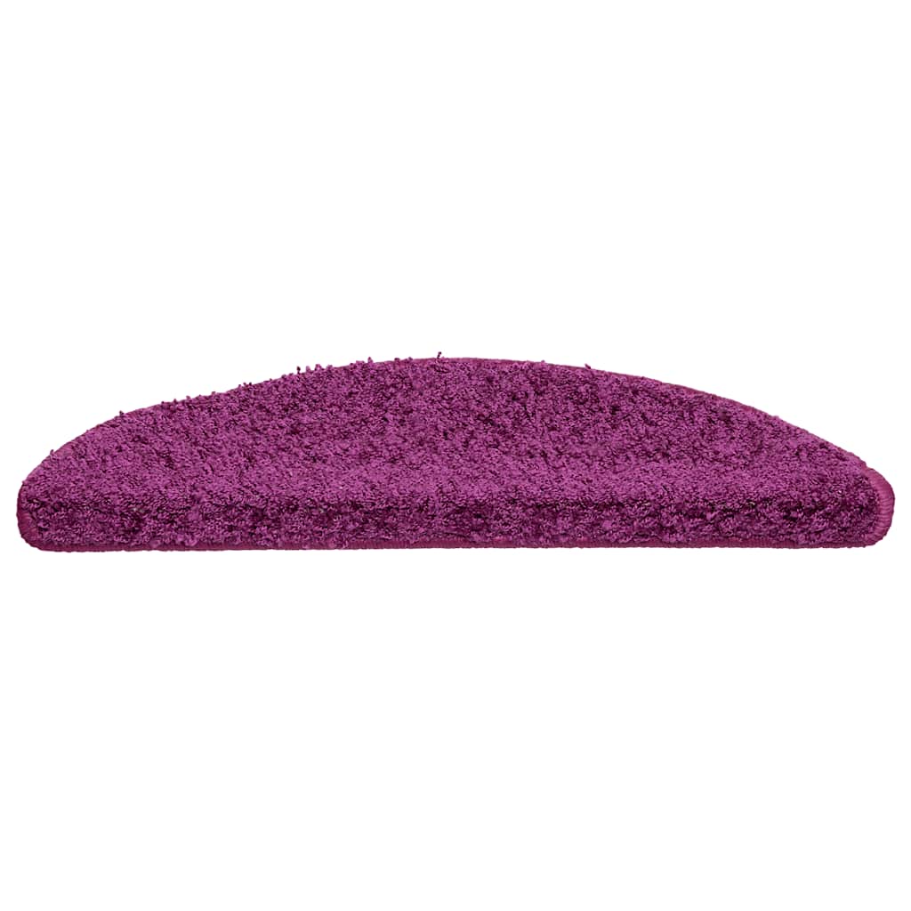 trappemåtter 30 stk. 56x17x3 cm violette halvrund