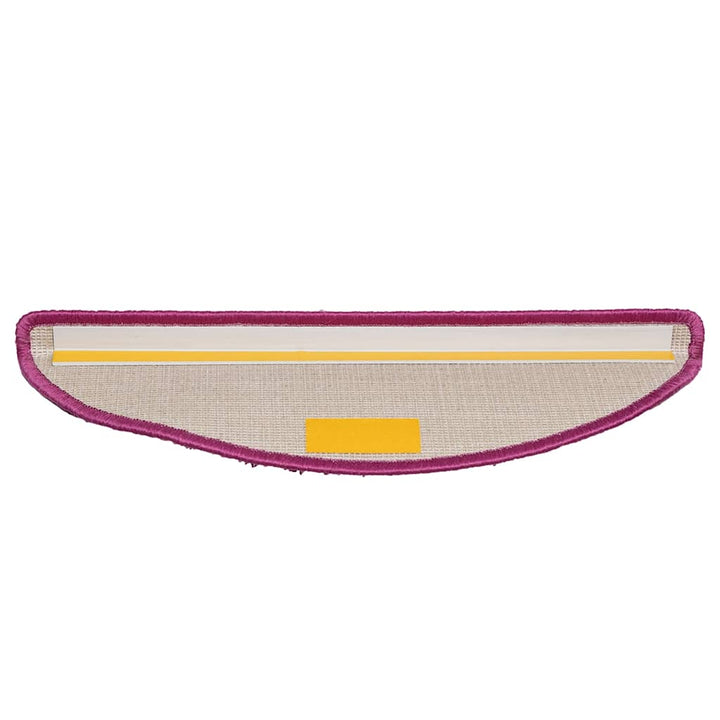 trappemåtter 30 stk. 56x17x3 cm violette halvrund