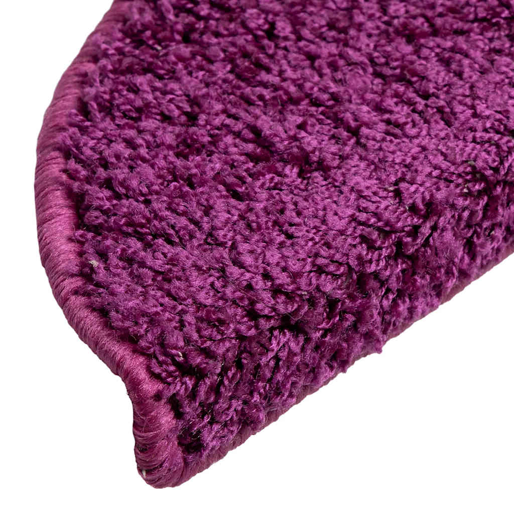 trappemåtter 30 stk. 56x17x3 cm violette halvrund