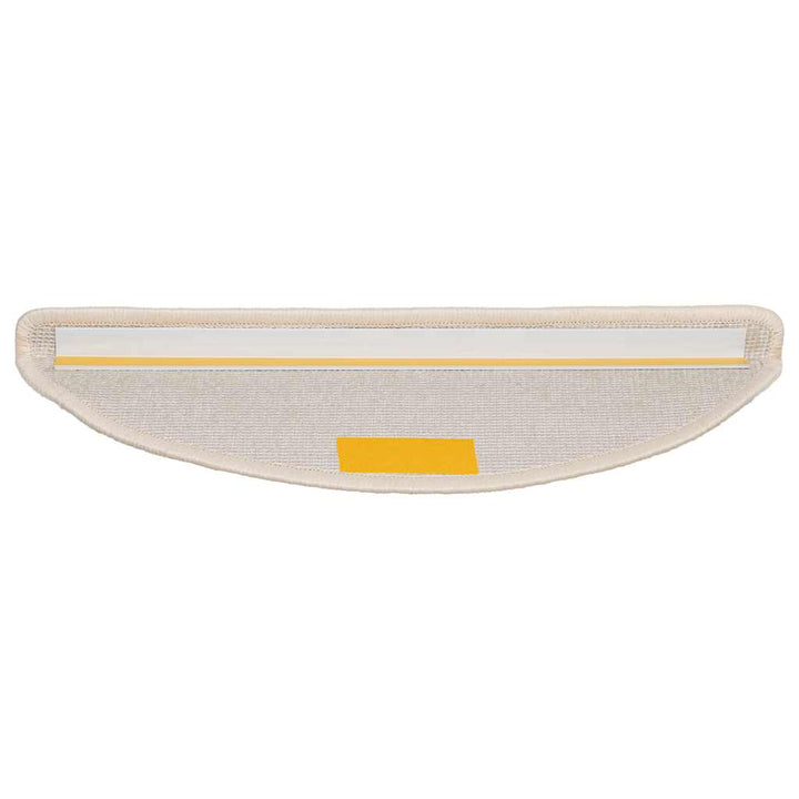 trappemåtter 30 stk. 56x17x3 cm hvide halvrunde