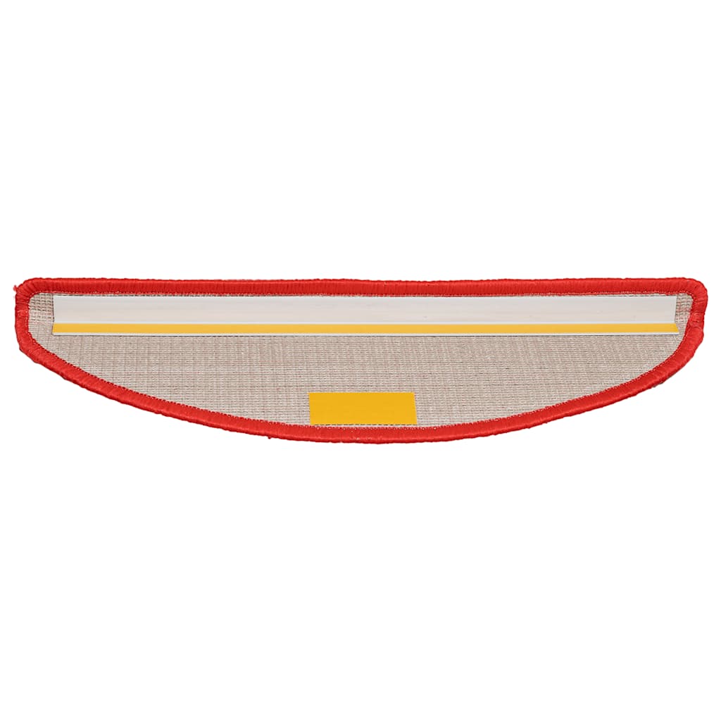 trappemåtter 30 stk. 56x17x3 cm røde halvrunde