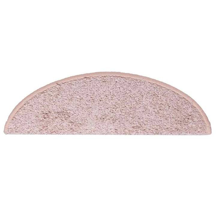 trappemåtter 30 stk. 56x17x3 cm lyserød halvrunde